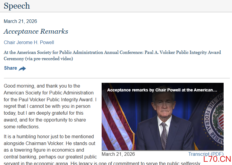 来源：美联储官网